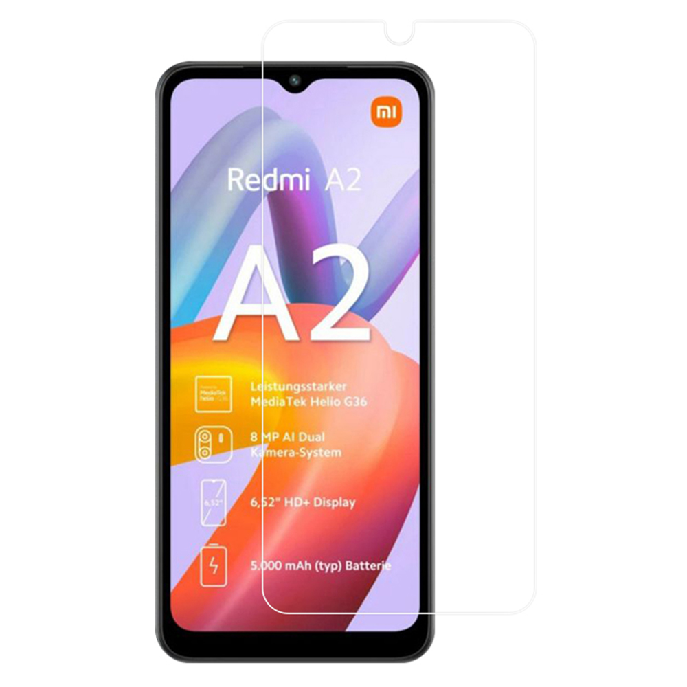 

Rurihai Für Xiaomi Redmi A2 4G / A2+ 4G Medium Aluminium Glass Screen Protektor 0,18 mm 2,5d HD Anti-scratch-screenfilm, Xiaomi Redmi A2 4G