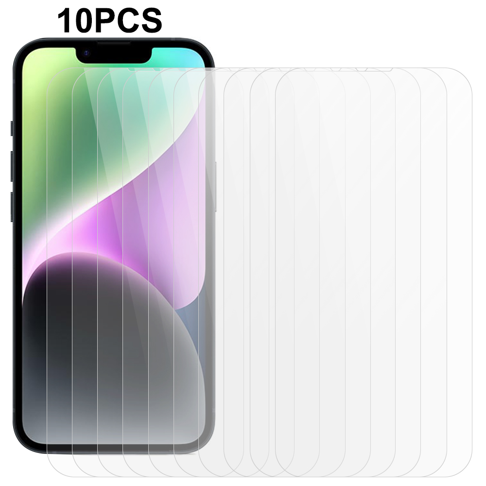 

10pcs / Legen Sie Den Temperierten Glasschriftenschutz Für Iphone 14 Ein, Explosionssicher 0,3 mm 2,5d-telefonbildfilm, iPhone 14