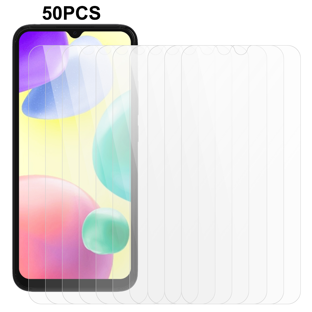 

50 Pcs Temperierter Glasschilddrüter Für Xiaomi Redmi 10a, 0,3 mm 2,5d Bogenkante HD -bildschirmschutzschutz, Xiaomi Redmi 10A