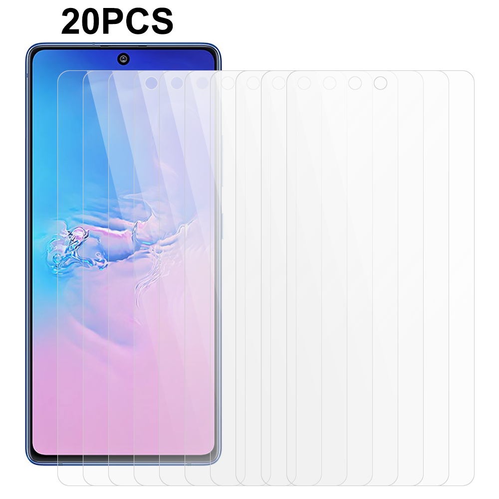 

20pcs / Setzen Sie Für Samsung Galaxy A91 / S10 Lite Screen Protector 0,3 mm 2,5d Tempered Glas HD Clarity Film, Galaxy A91