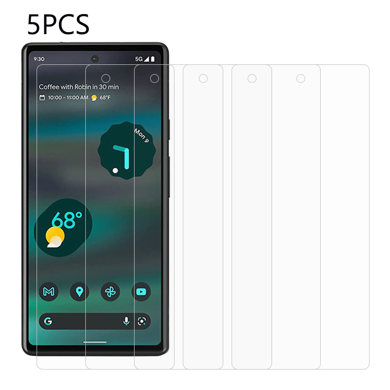 

5pcs / Pack Für Google Pixel 7a Temperierter Glasschildschirmeschutz 2,5d 0,3 mm Anti-explosions-screenfilm, Google Pixel 7a