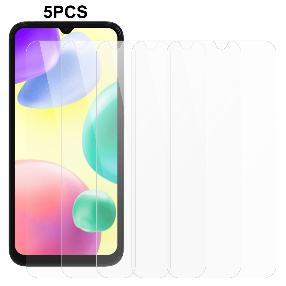 

5pcs / Pack Transparenter Bildschirmschutz Für Xiaomi Redmi 10a 0,3 mm 2,5d Clear Tempered Glass Film, Xiaomi Redmi 10A
