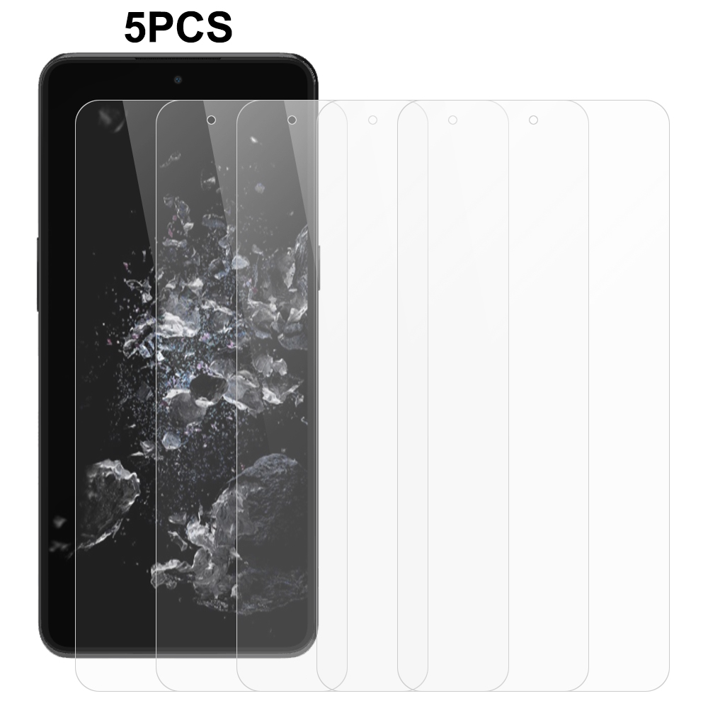 

5pcs / Pack Für OnePlus 10T 5G / Ace Pro 5G Temperierter Glasschriftenschutz 0,3 mm 2,5d Transparent Clear Film, OnePlus 10T 5G