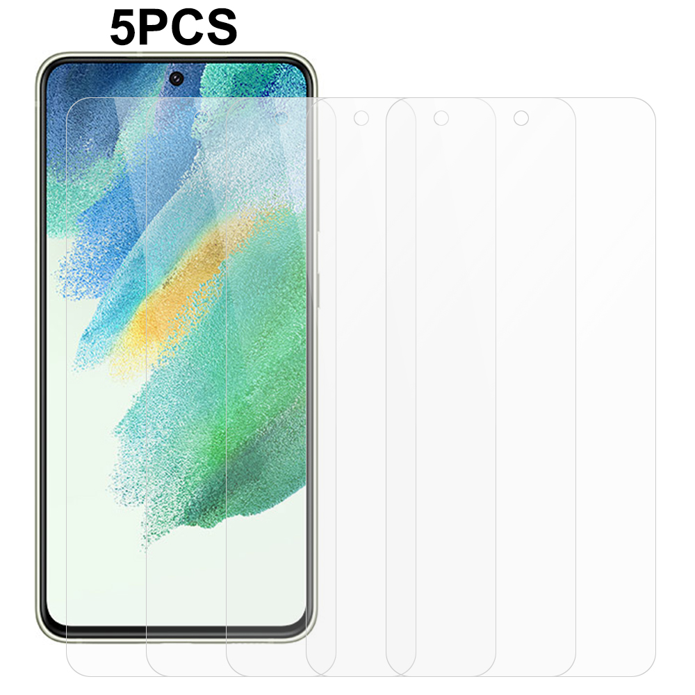 

5pcs / Setzen Sie Für Samsung Galaxy S21 fe 5G 2,5d 0,3 mm Bildschirmschutz Anti-kratzer-temperaturfilm, Galaxy S21 FE 5G