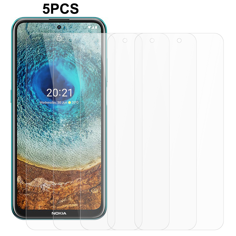 

5pcs / Pack Für Nokia X10 5g / X20 5G Clear Tempered Glass Film 0,3 mm 2,5d Anti-fingerabdruck-bildschirmschutzschutz, Nokia X10 5G