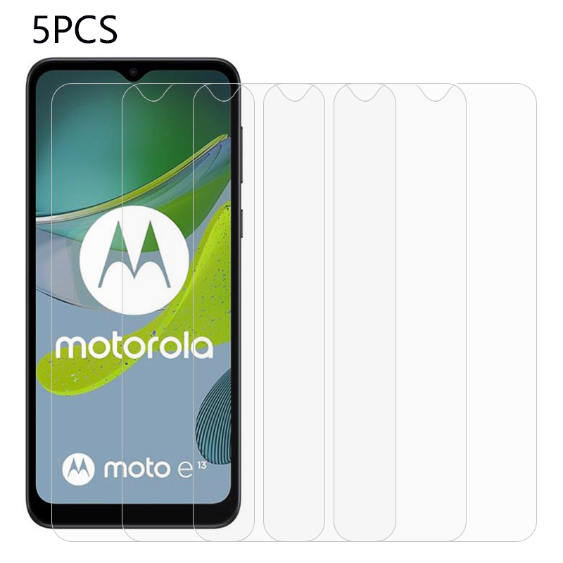 

5pcs / Pack Für Motorola Moto E13 4G HD Clear Phone Screen Protector 2.5d 0,3 mm Temperierte Glas Anti-fingerabdruck Film, Motorola Moto E13 4G
