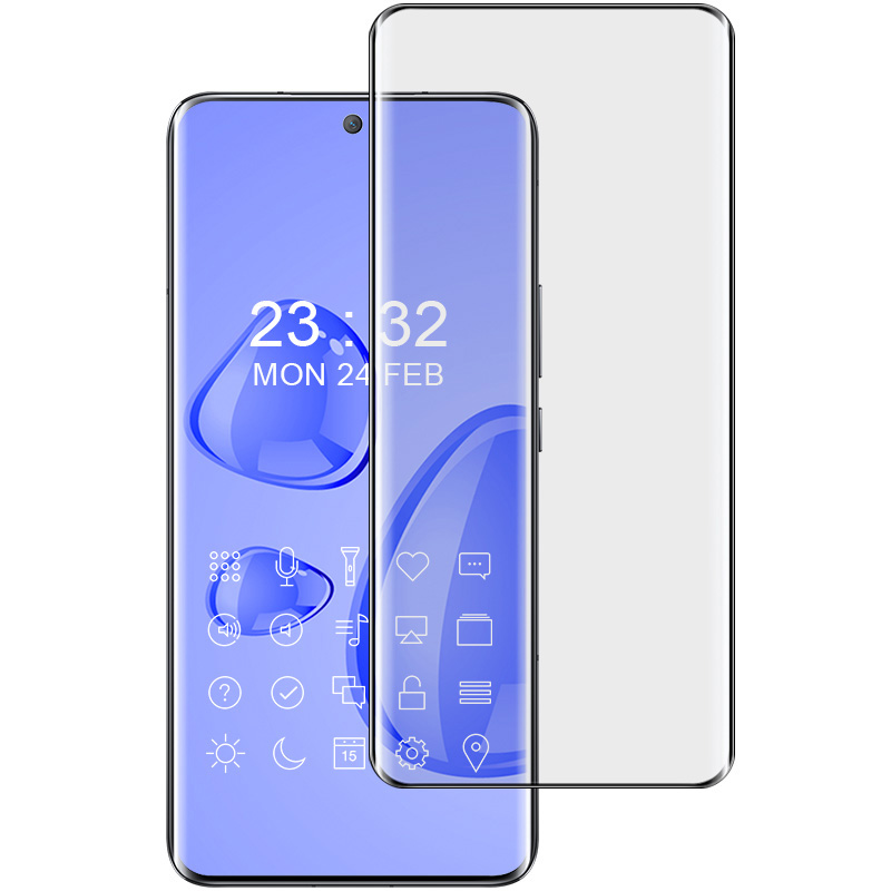 

IMAK For Ehre Magic5 3D Gebogene Ultra-clear-temperaturfilm Anti-kratzer Vollverzögerungsbildschirm Beschützer, Honor Magic5