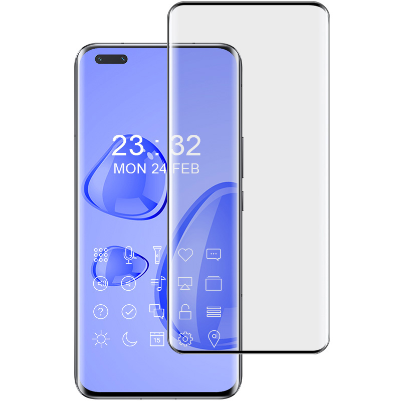 

IMAK For Ehre Magic5 Ultimativer 5G Temperierter Glasfilm 3D Gebogene Ultra Clear Cleary Vollbeschwerde -bildschirm Beschützer, Honor Magic5 Ultimate 5G
