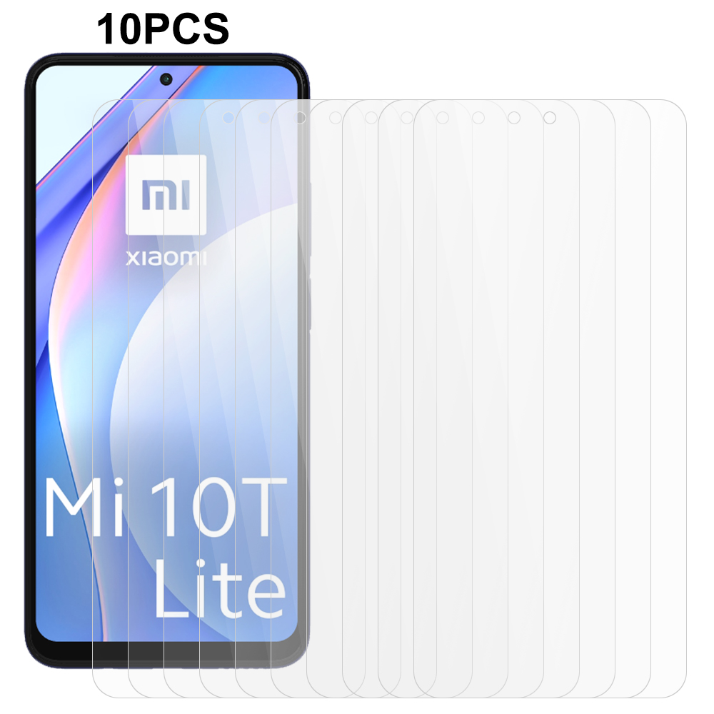 

10pcs / Pack Für Xiaomi Mi 10T Lite 5G / Anmerkung 9 Pro 5g / mi 10i 5G Bildschirmschutz 0,3 mm 2,5d Temperierter Glasfilm, Xiaomi Mi 10T Lite 5G