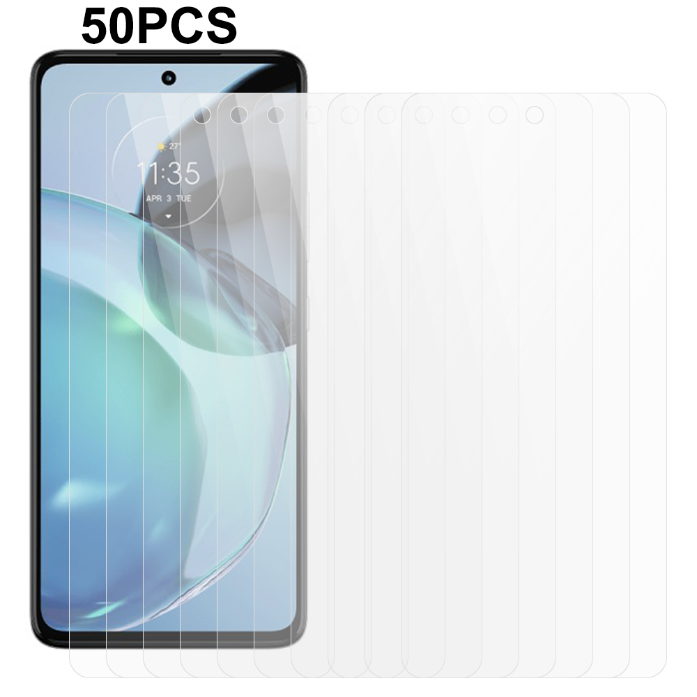 50PCS For Motorola Moto G72 Phone Screen Protector 0.3mm 2.5D Tempered Glass Screen Film
