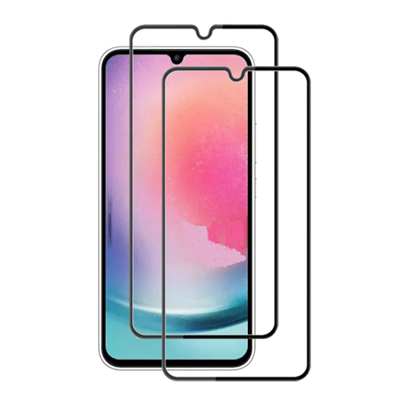 

Amorus 2pcs Für Samsung Galaxy A24 4G Seidendruckphandent - Schwarz, Galaxy A24 4G