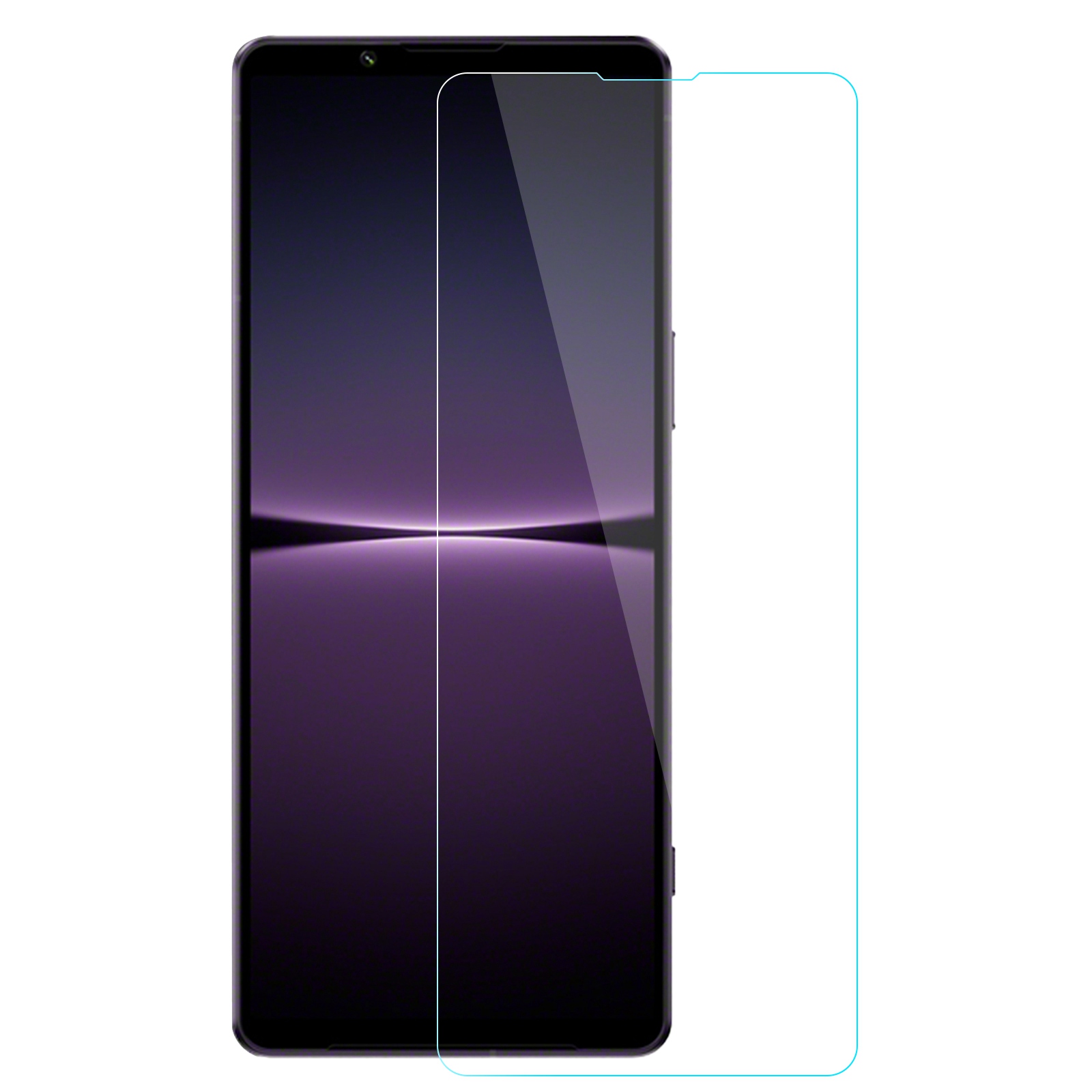 

Amorus Für Sony Xperia 1 V Phone Screen Protector High Aluminium-silicon Glass 2.5D Bogen Edge Ultra Clear Film, Sony Xperia 1 V