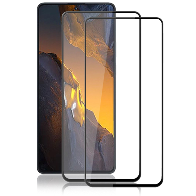 

Amorus 2pcs Für Xiaomi Poco F5 5G / Redmi Anmerkung 12 Turbo -bildschirmschutzmotorie -glasible -seidendruckfilm - Schwarz, Xiaomi Poco F5 5G
