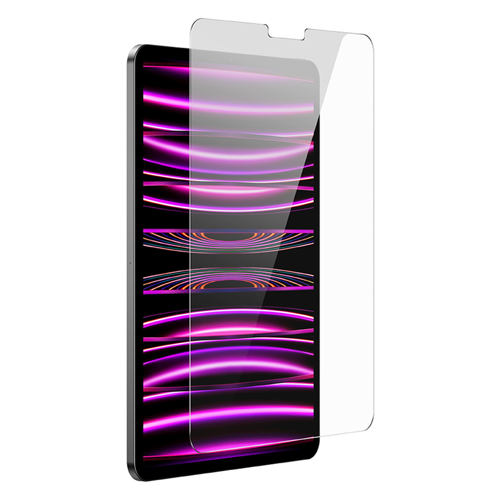 

basis -screen -protektor für ipad pro 11 (2018) /(2020) /(2021) /(2022) / ipad air (2020) /(2022), hd clear tempered glasfilm mit staubfilter, iPad Pro 11-inch (2018)