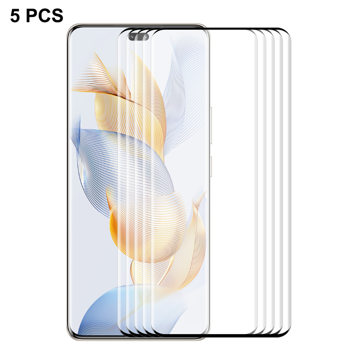 

Enkay Hut Prince 5pcs Für Honor 90 Pro Vollbildschutz 3D Gebogene, Getemperte Glas Seitenkleberfilm, Honor 90 Pro