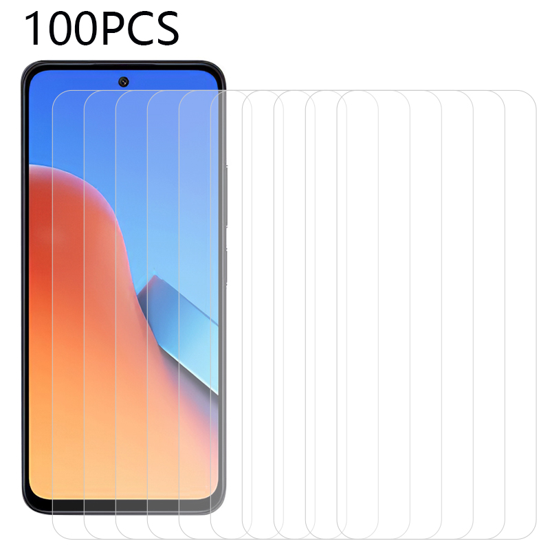 

100 Pcs Screenschutz Für Xiaomi Redmi 12R 4G Tempered Glas HD Transparent Screenfilm, Xiaomi Redmi 12R 4G