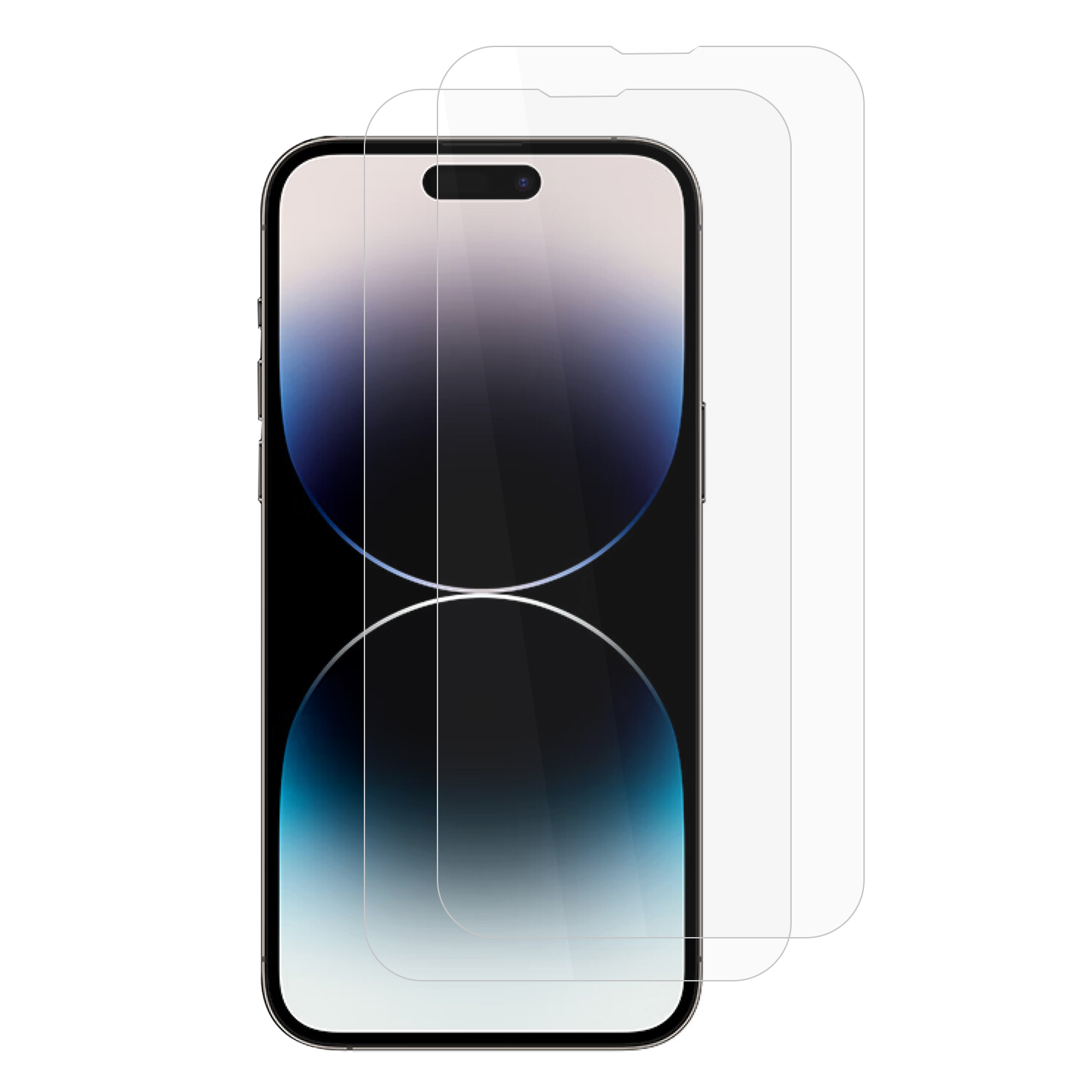 

Amorus 2pcs Für Iphone 15 Pro Max Phone Screen Protector Anti-Scratch HD Clear Slim Tempered Glass Film, iPhone 15 Pro Max