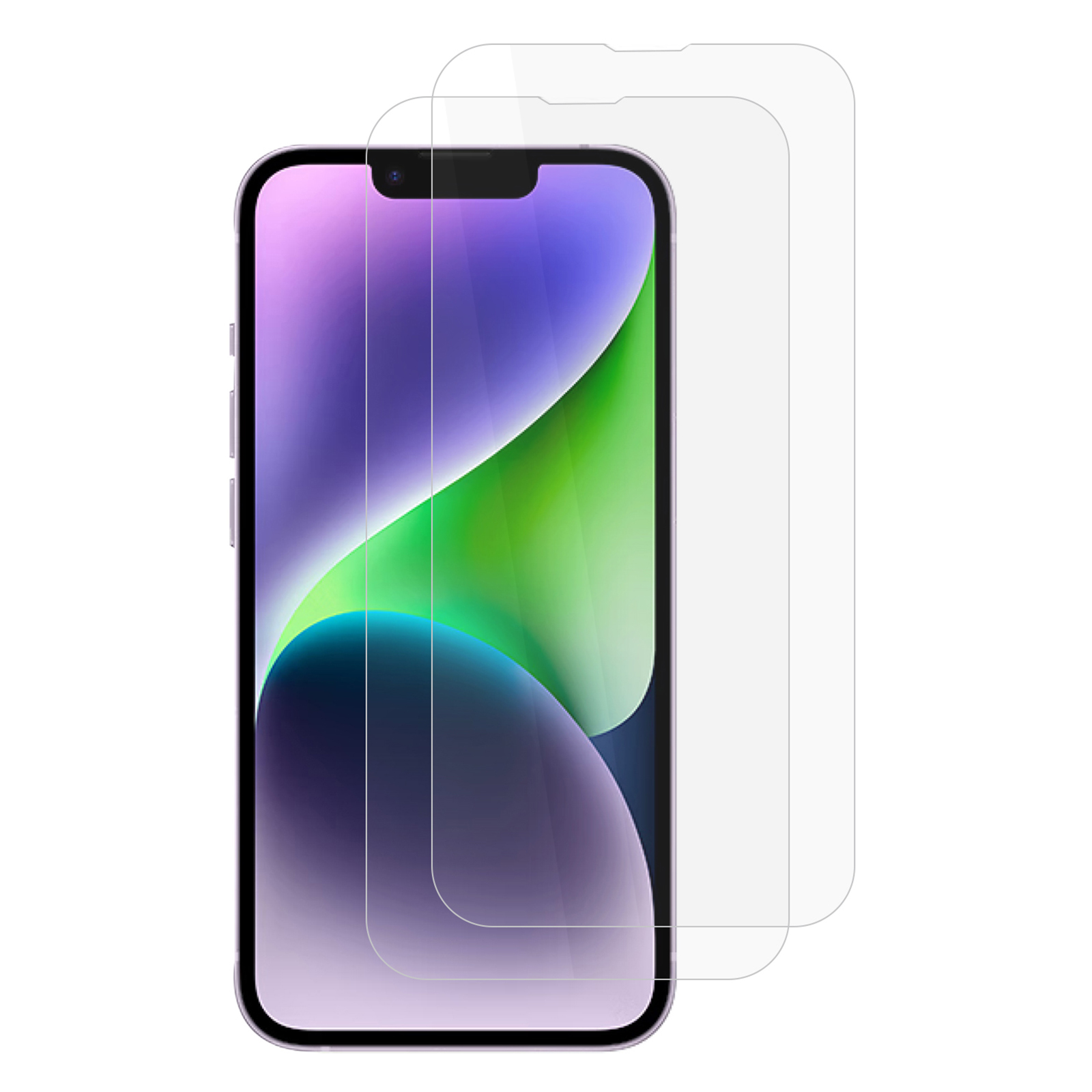 

Amorus 2pcs Für Iphone 15 Kristallklarer Bildschirmschutz Explosionssicheres Hd-transparenter, Geschmitterter Glasfilm, iPhone 15