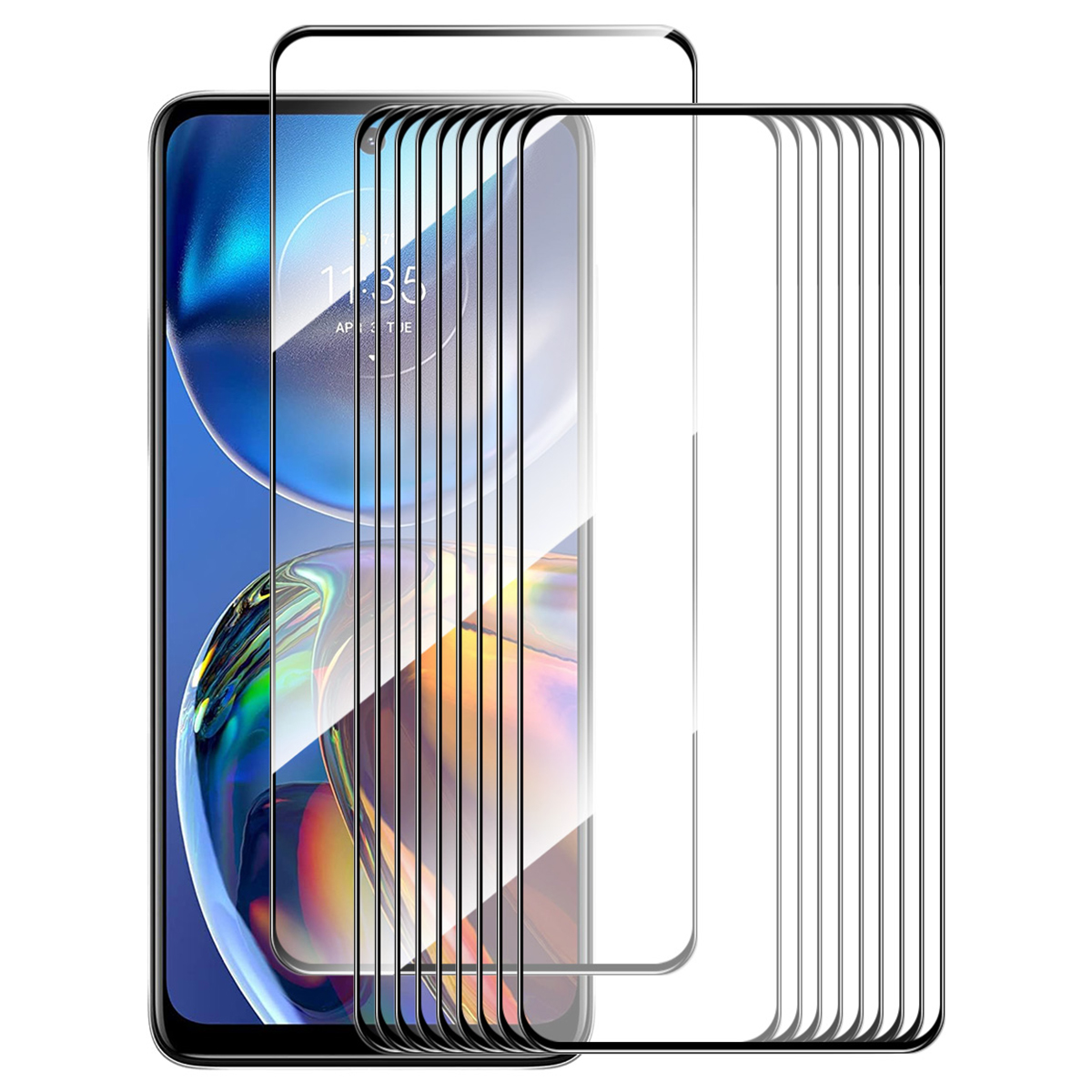

Enkay Hut Prince 10pcs Für Motorola Moto E32 4G Hochaluminium-silicon Glass-bildschirm-protektor Seidendruck 9h 2,5d Anti-scratch-film, Motorola Moto E32 4G