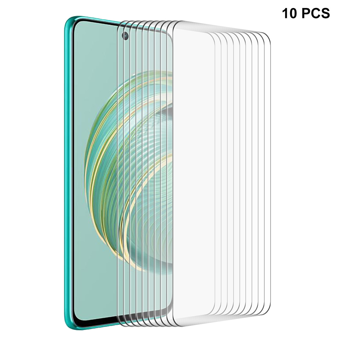 

Enkay Hut Prince 10pcs Telefonbildschirmschutz Für Huawei Nova 10z 4g, 0,26 mm 9h 2,5d Hochaluminium-silicon-glasfilm, Huawei nova 10z 4G