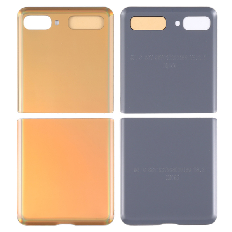 

Für Samsung Galaxy Z Flip F700 Battery Battery Gehäuse Deckungsteil (ohne Logo) - Gold, Galaxy Z Flip