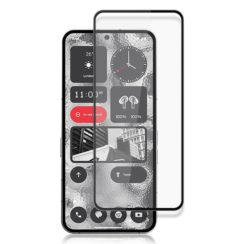 

Amorus Für Nichts Telefon (2) Volldeckel -bildschirmteilschützer - Schwarz, Nothing Phone (2)