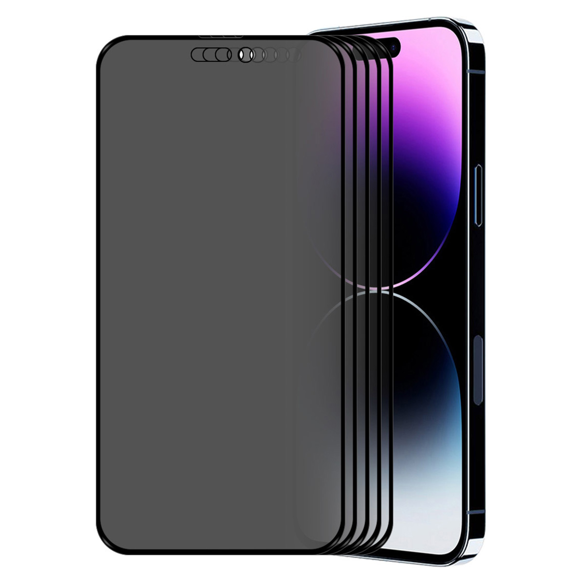 

Enkay Hut Prince 5pcs Anti-Peep Tempered Glass Film Für Iphone 15 Plus, Vollständige Cover 28-grad-datenschutzbildschirmschutz, iPhone 15 Plus