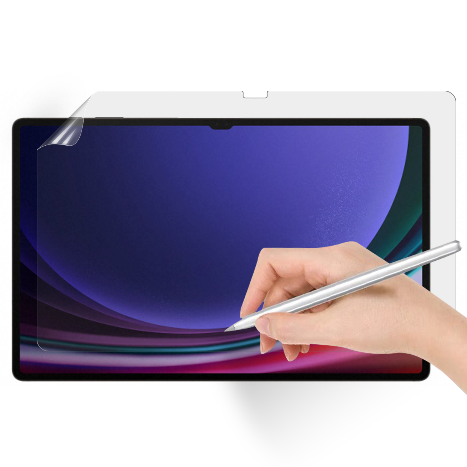 

Für Samsung Galaxy Tab S9 Ultra Papier Strukturierter Bildschirm Beschützer Full Cover Matt Surface Pet Film, Galaxy Tab S9 Ultra