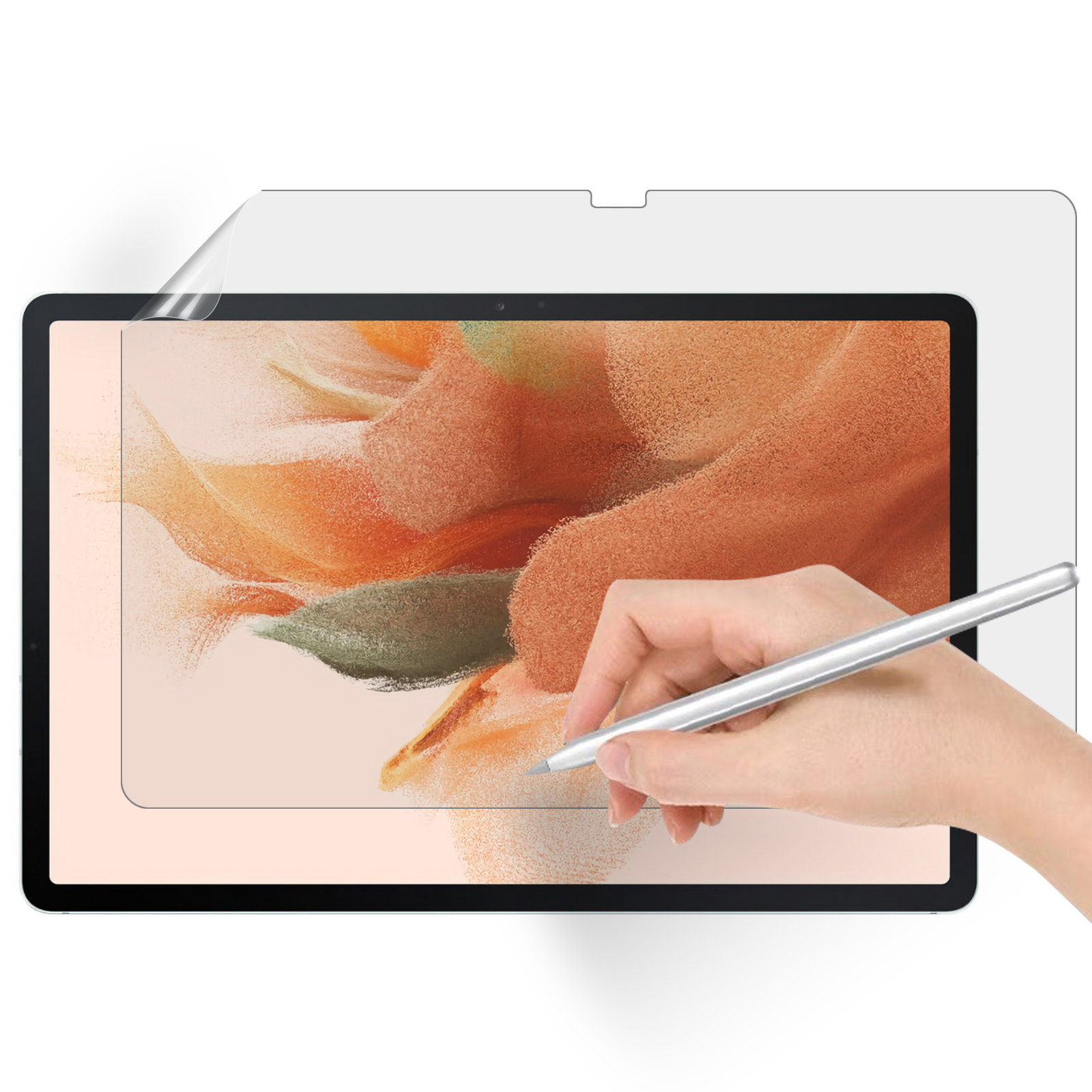 

Für Samsung Galaxy Tab S9 fe Paperähnlicher Pet-film Full Cover Hoher Empfindlichkeit Mattes Bildschirm Beschützer, Galaxy Tab S9 FE
