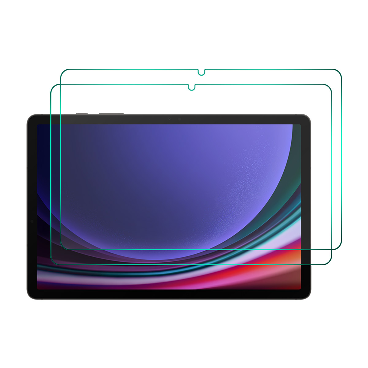 

Enkay Hat Prince 2pcs 0,33 mm Klarer Film Für Samsung Galaxy Tab S9+ / S8+ / S7 Fe, Hochaluminium-silicon-glas 9H 2,5d-bildschirmschutzschutz, Galaxy Tab S9 FE+