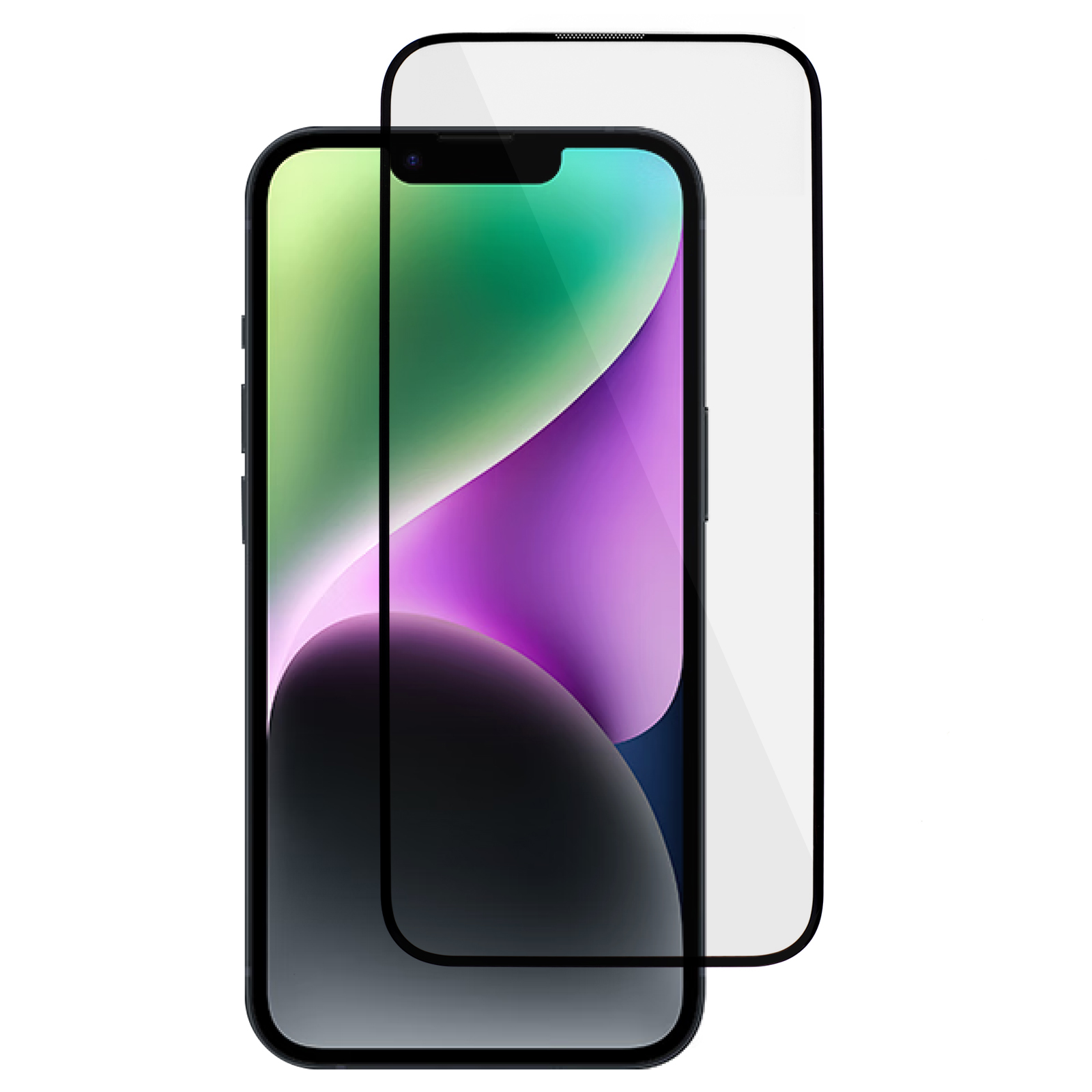 

PDGD Für Iphone 15 Plus Anti-fingerabdruck High Aluminium-silicon Glass Film 3D Bogen Kante Kaltschnitzer Bildschirmschutz Mit Staubsicherem Netz, iPhone 15 Plus