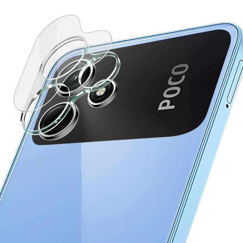 

IMAK Für Xiaomi Poco M6 Pro 5G hd Clear Linsen Protector Integrated Tempered Glass Lens Film + Acryllinsenkappe, Xiaomi Poco M6 Pro 5G
