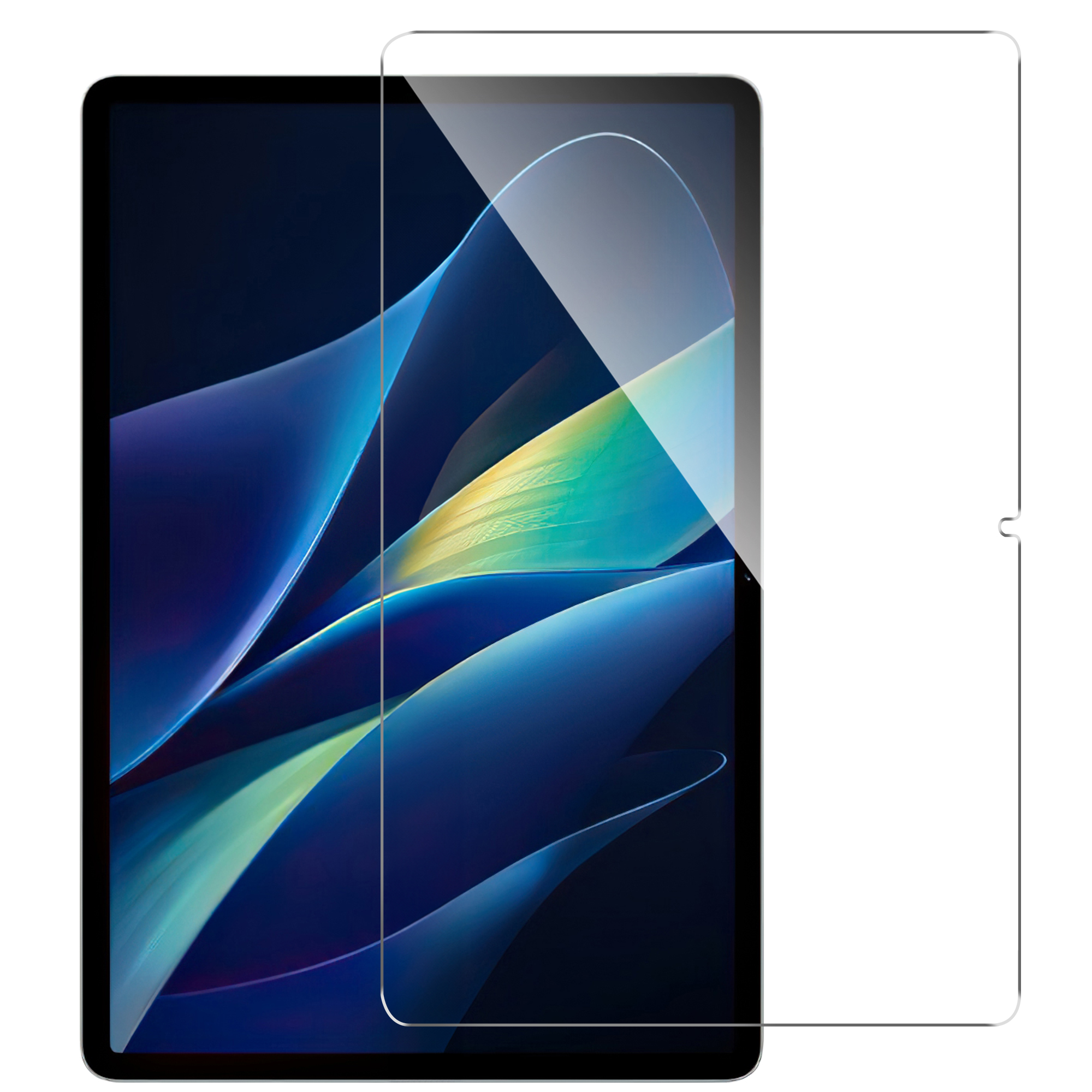 

Für Vivo Pad Air Tempered Glass Tablet Screen Protector 2.5d Straight Edge Anti-kratzer-screenfilm, vivo Pad Air