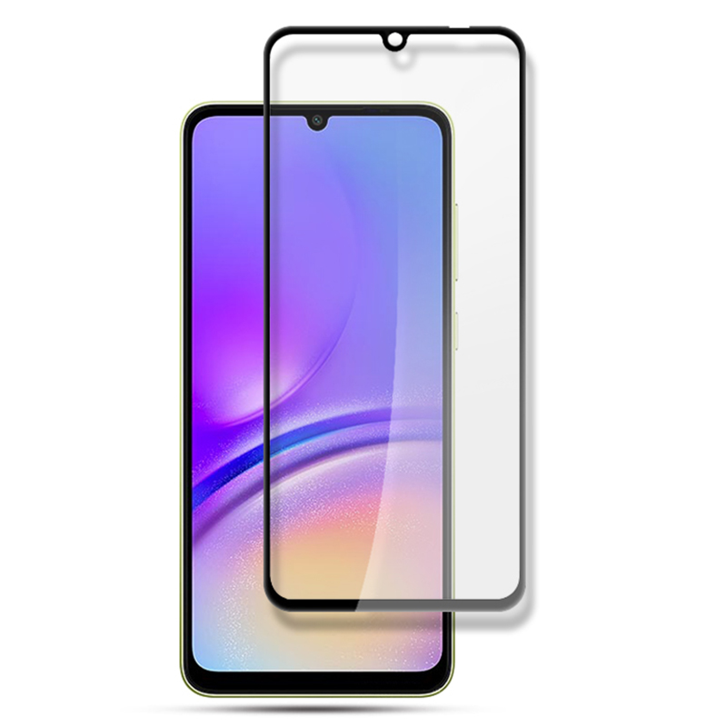 MOCOLO For Samsung Galaxy A05 Full Screen Protector Silk Printing Tempered Glass Film - Black