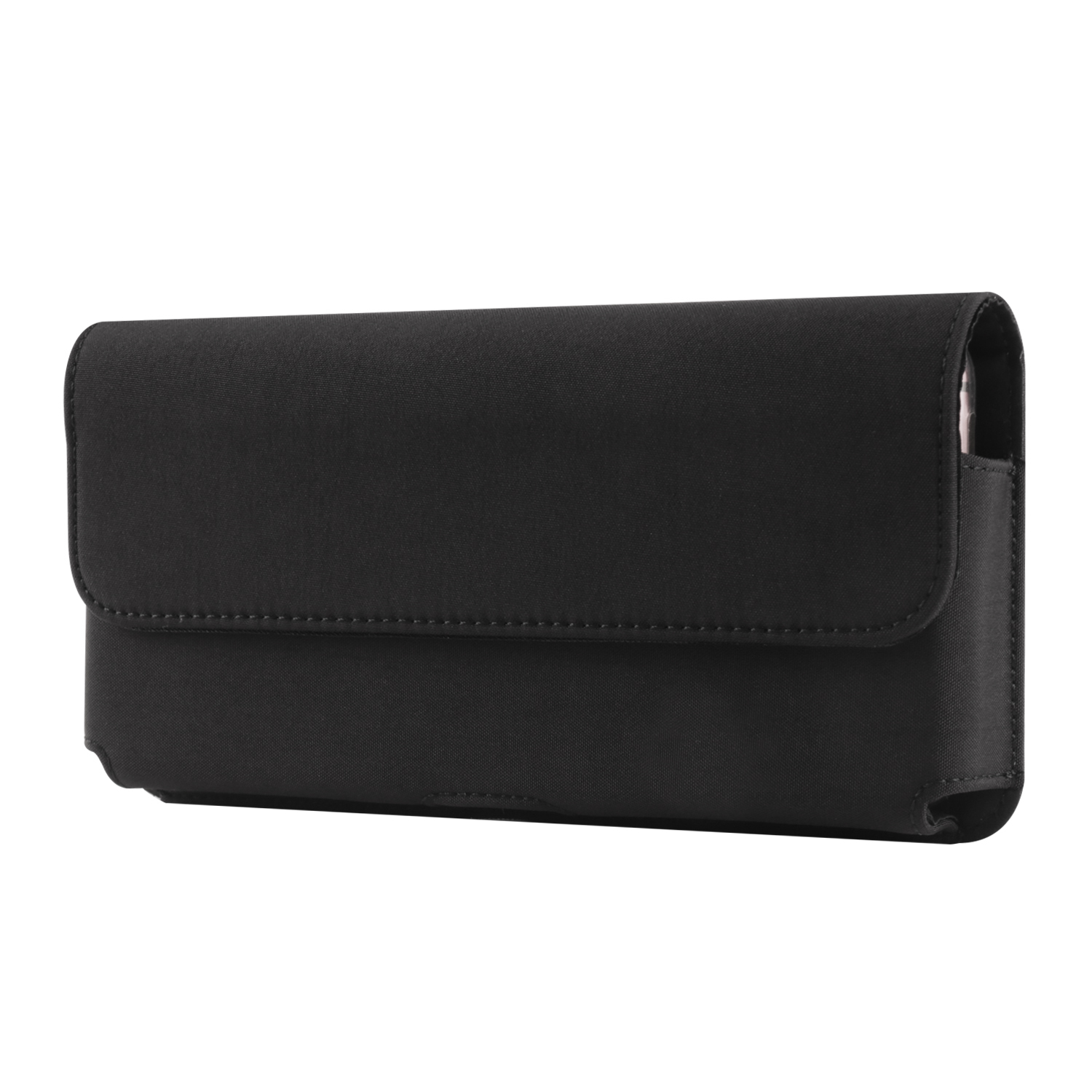 6.7-6.9 inch Cell Phone Belt Clip Bag Horizontal Nylon Waterproof Mobile Phone Bag Waist Pack