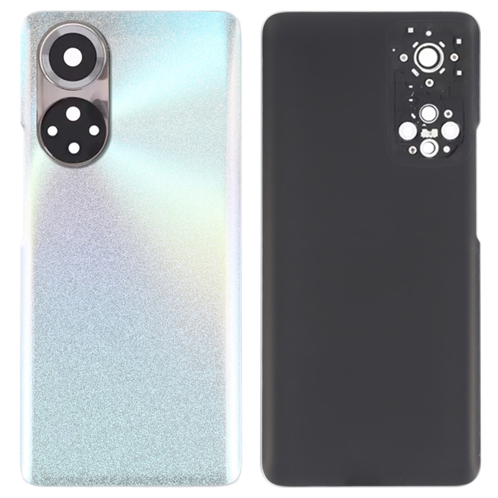 

Für Die Ehre 50 Batterie -tür -hintertür -abdeckung Mit Kamera -ringabdeckung Telefonteile (ohne Logo) - Silber, Honor 50