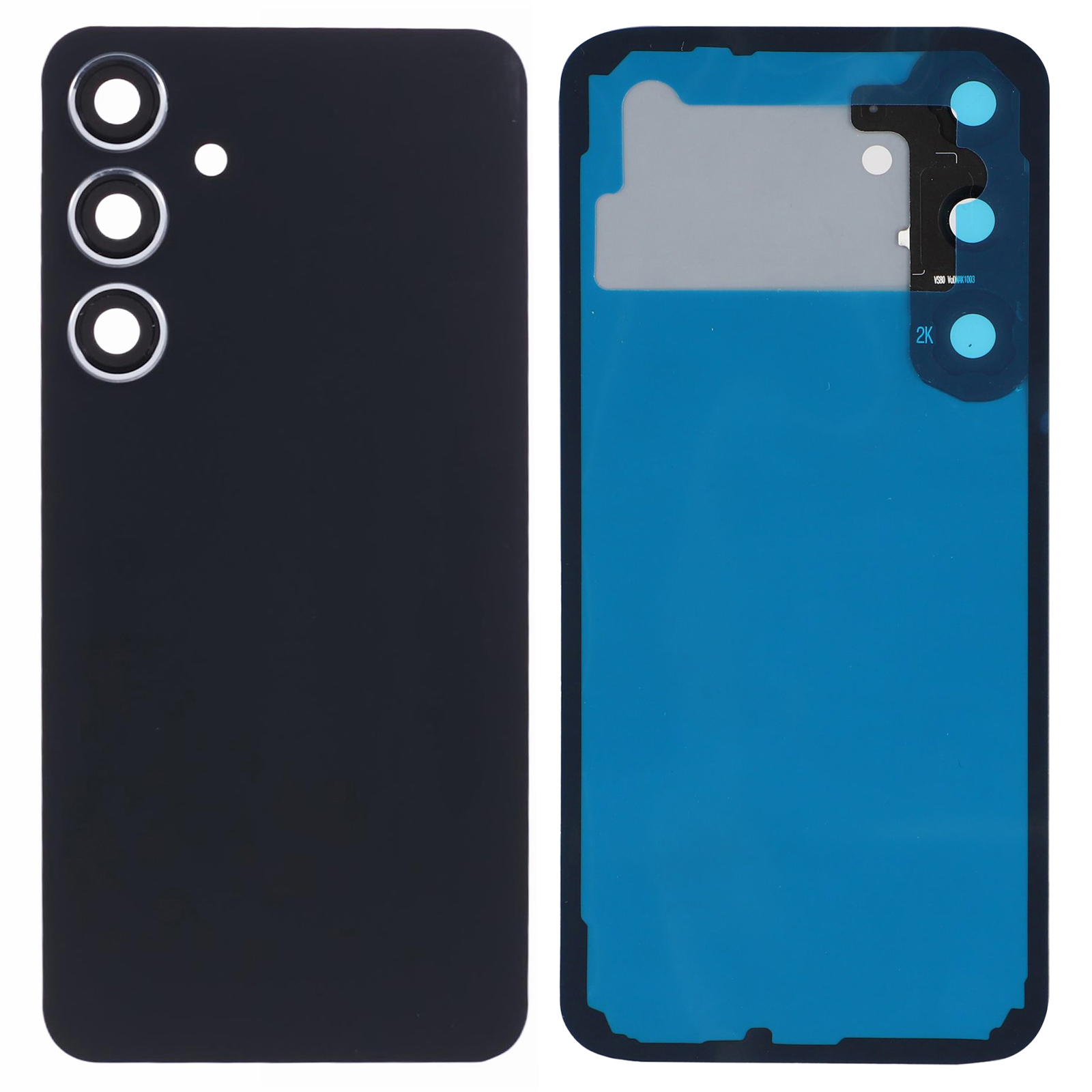 For Samsung Galaxy S24+ S926 Battery Housing with Camera Lens Cover - Black