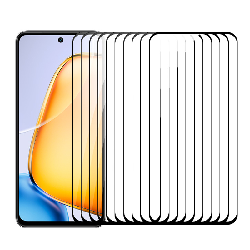 RURIHAI 10Pcs For vivo Y200t 5G Screen Protector High Aluminum-Silicon Glass Full Glue Film