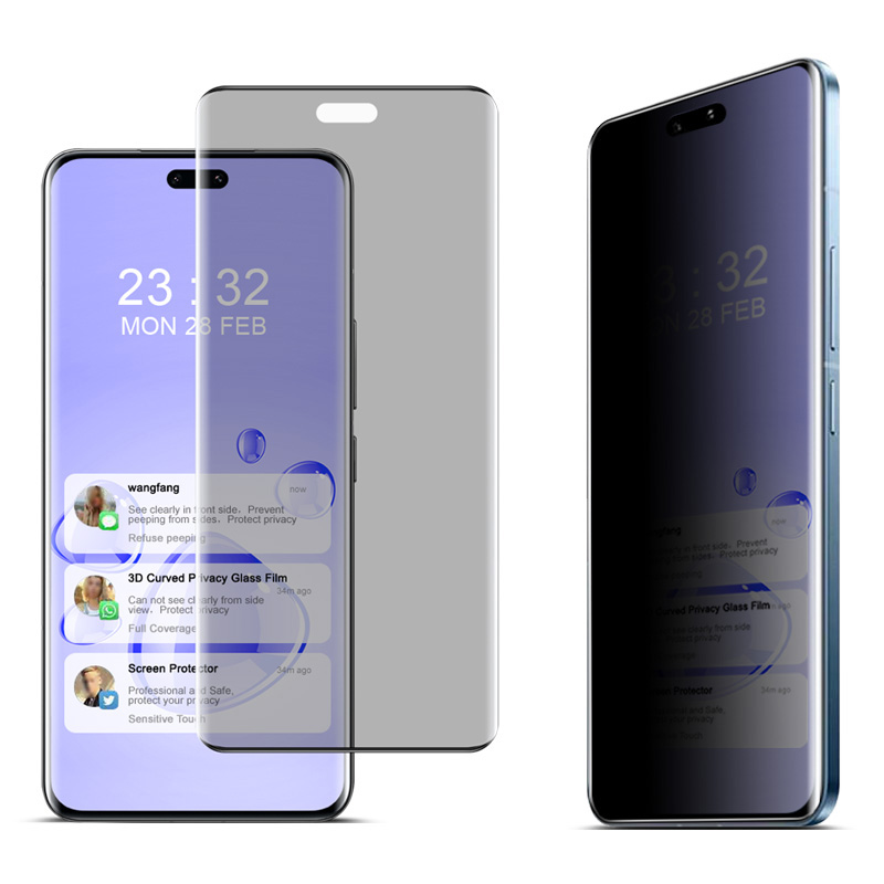 IMAK For Xiaomi Civi 4 Pro 5G / 14 Civi 5G Anti-Spy Tempered Glass Screen Protector 3D Curved Film