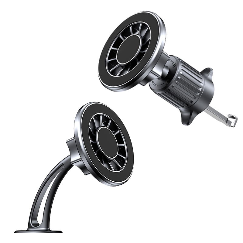 ZY-YC19 Car Phone Holder Bracket, Air Vent Hook + Adhesive Base