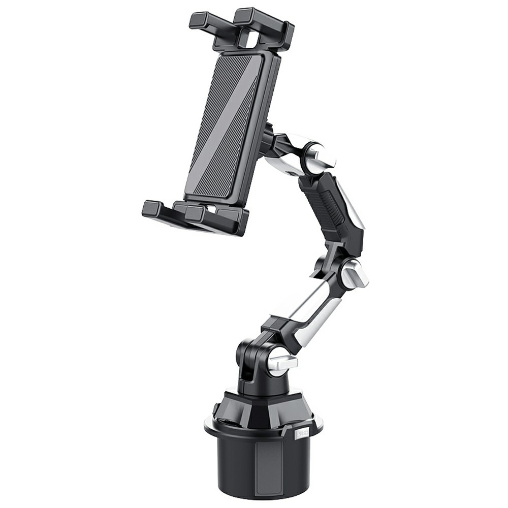 S258 Universal Car Cup Holder Phone Tablet Mount Adjustable Arm 360 Degree Rotation Stand