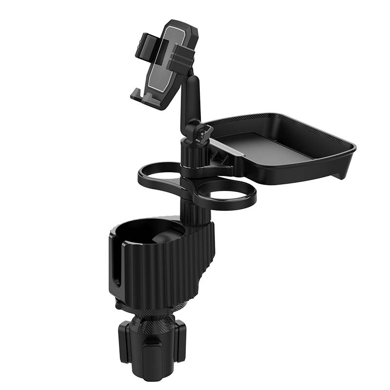 

A06 Car Cup Becher Flaschenhalter Mobiltelefon Mount Stand Food Snack Tabletttisch - Grau