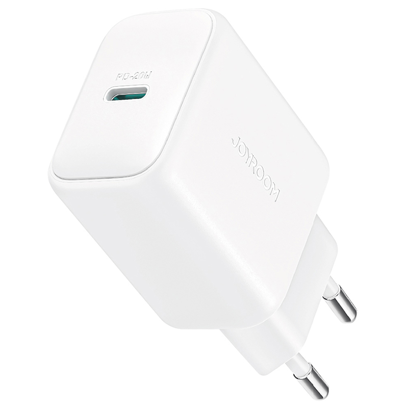 JOYROOM TCF20 PD 20W Fast Charging EU Plug Charger Set with 1m Type-C to Type-C Cable for iPhone 16-15 Series