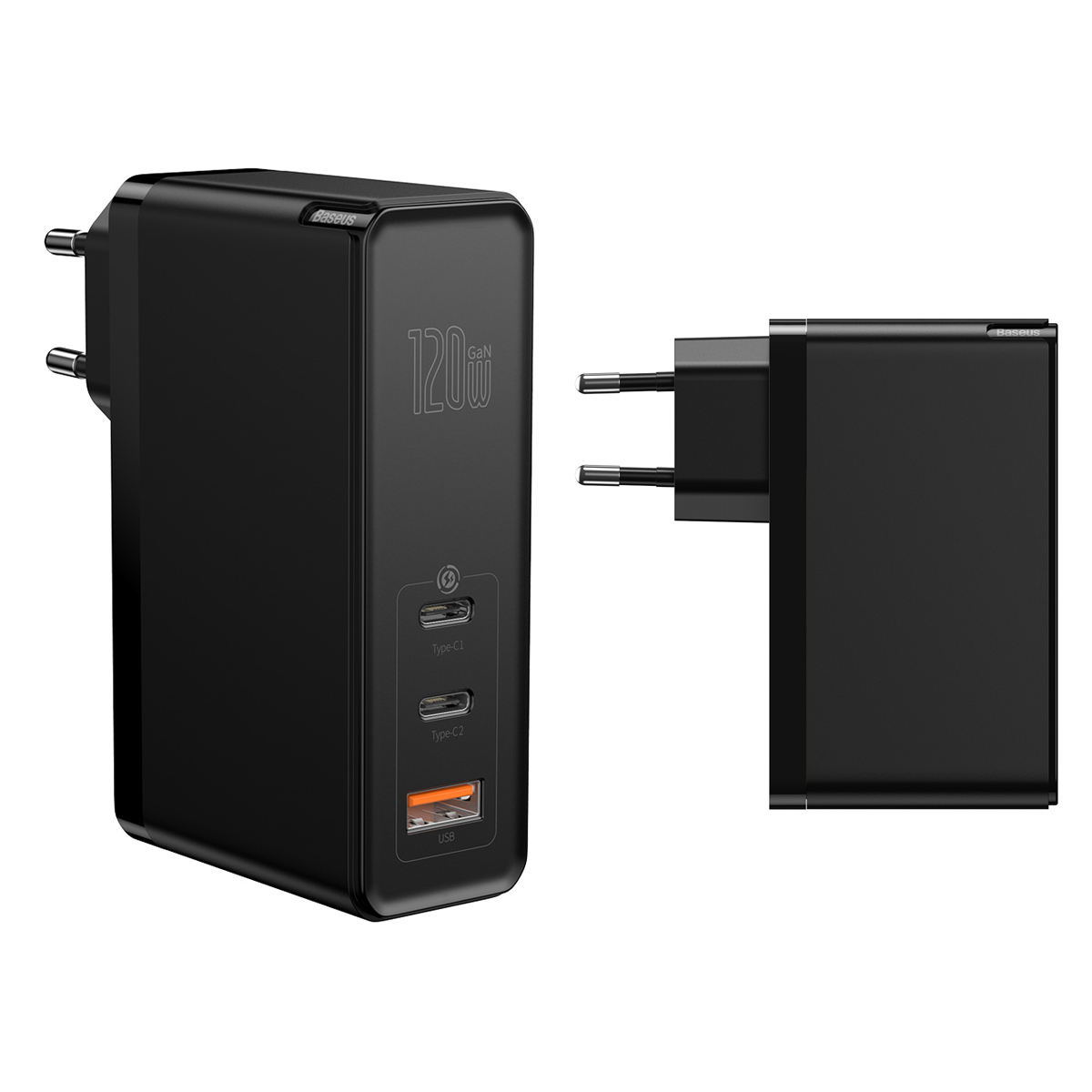 

Baseus (PLUSH EU) GAN2 C + C + U Трехместный Зарядки Порта Зарядки Mini Быстрое Зарядное Устройство 120W (с 1M 100W Type-C Быстрой Зарядной Кабель) - Чернить, Universal