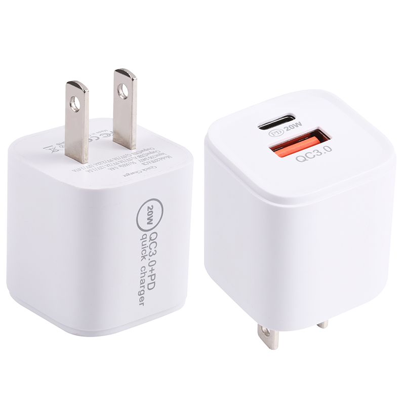 

PD 20W Type-C + QC 3.0 Usb-блока Зарядки Двойной Зарядной Заряд - us Plug, Universal