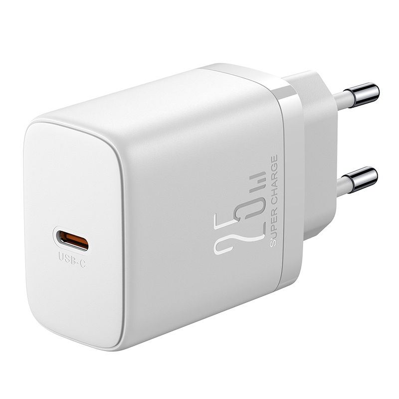 

Joyroom TCF11 PD 25W Type-C Одиночное Зарядное Устройство EU EU USB-C Телефон Палет Палет Палет Твер - Белый, Universal