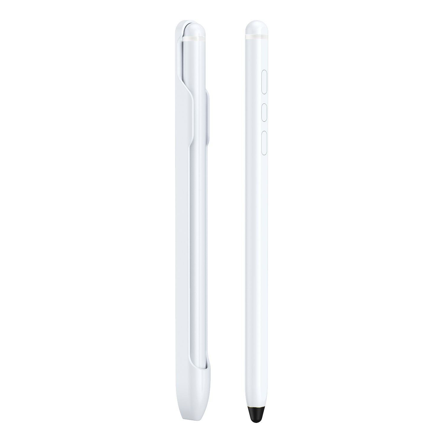 Tablet Phone Stylus Precise Writing Rechargeable Capacitive Pen - White
