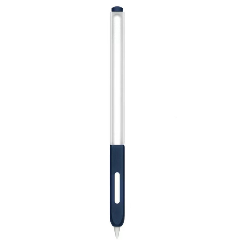 For Apple Pencil (2nd Generation) / Pencil Pro Silicone Sleeve Pencil Stylus Protective Case - Dark Blue
