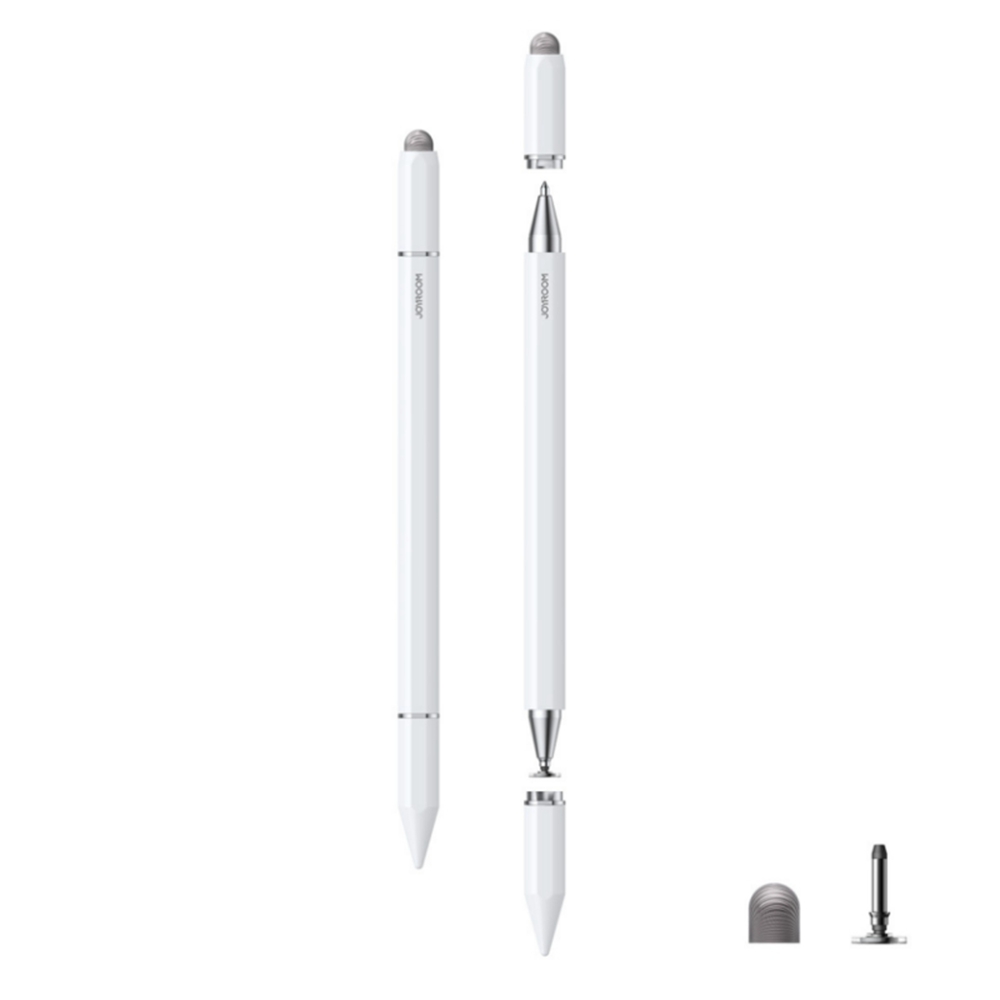 JOYROOM JR-BP561 Stylus Pen Passive 3-in-1 Magnetic Capacitive Pencil for Tablets Smartphones - White