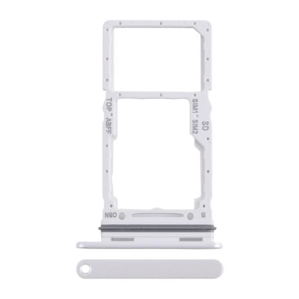 For Samsung Galaxy A26 5G A266 OEM Dual SIM Card Tray Holder Replacement Part (Without Logo) - White